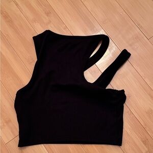 Black Sleeveless Women's Top
